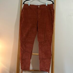 Old navy corduroy high rise rock star super skinny 12P